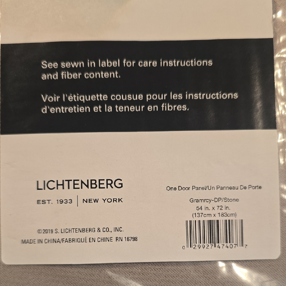 Lichtenberg - Rod Pocket Door Curtain Panel